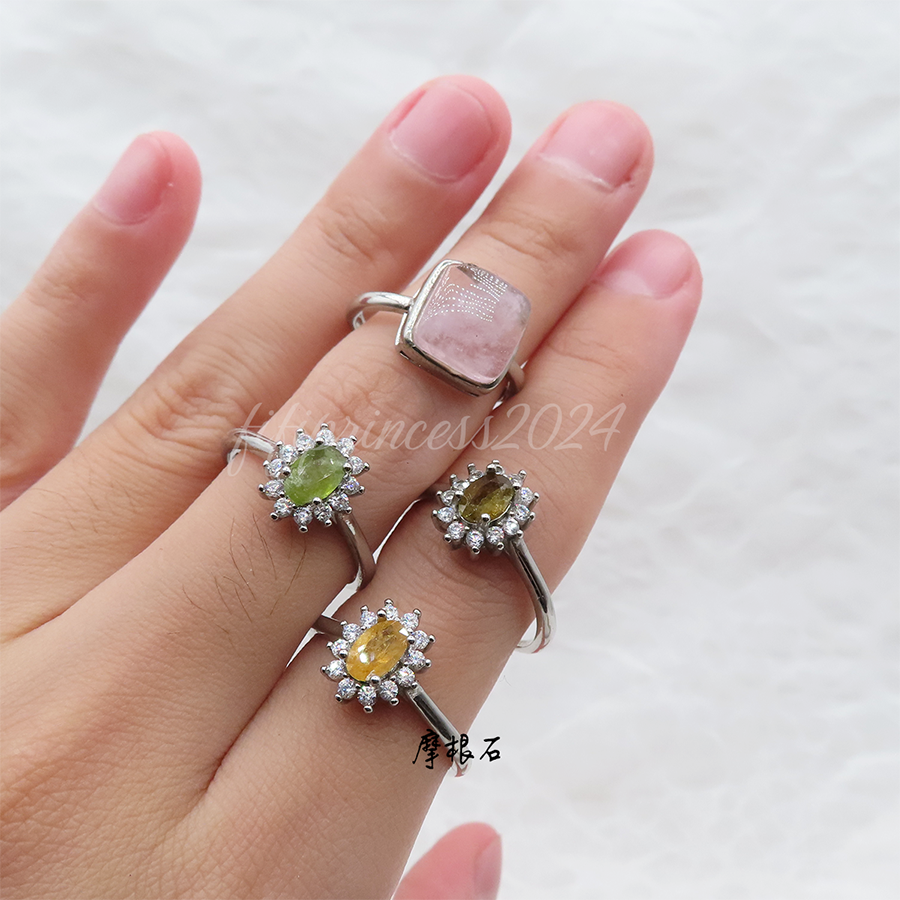 肥肥公主水晶小舖＊1115＊摩根石戒指＊-細節圖4