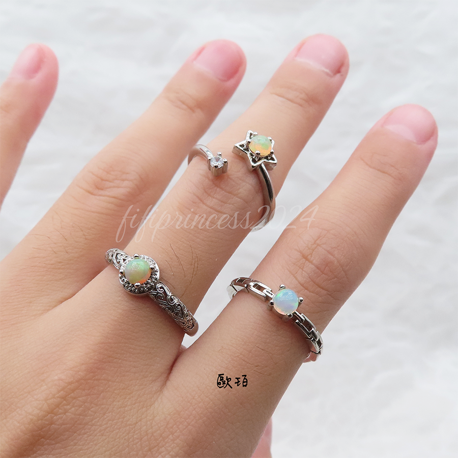 肥肥公主水晶小舖＊1115＊歐珀戒指＊-細節圖5