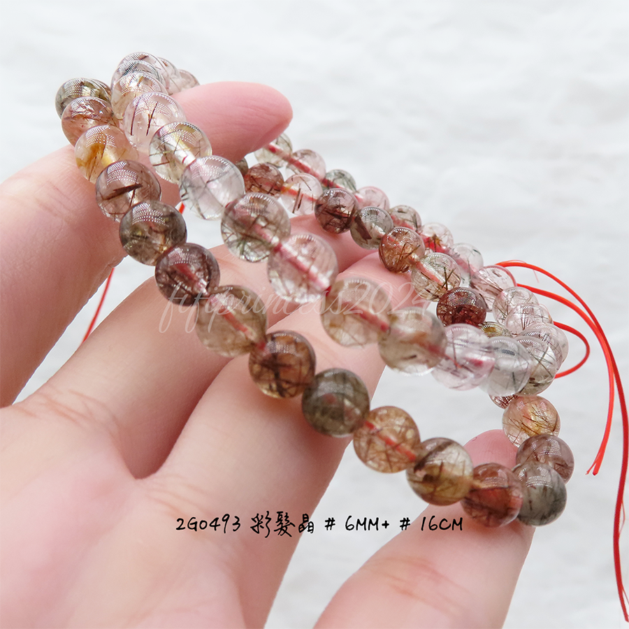 肥肥公主水晶小舖＊1118＊彩髮晶＊-細節圖6