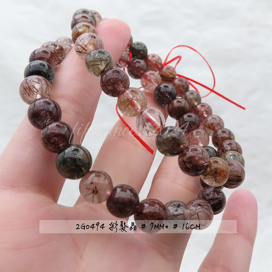 肥肥公主水晶小舖＊1118＊彩髮晶＊-細節圖8