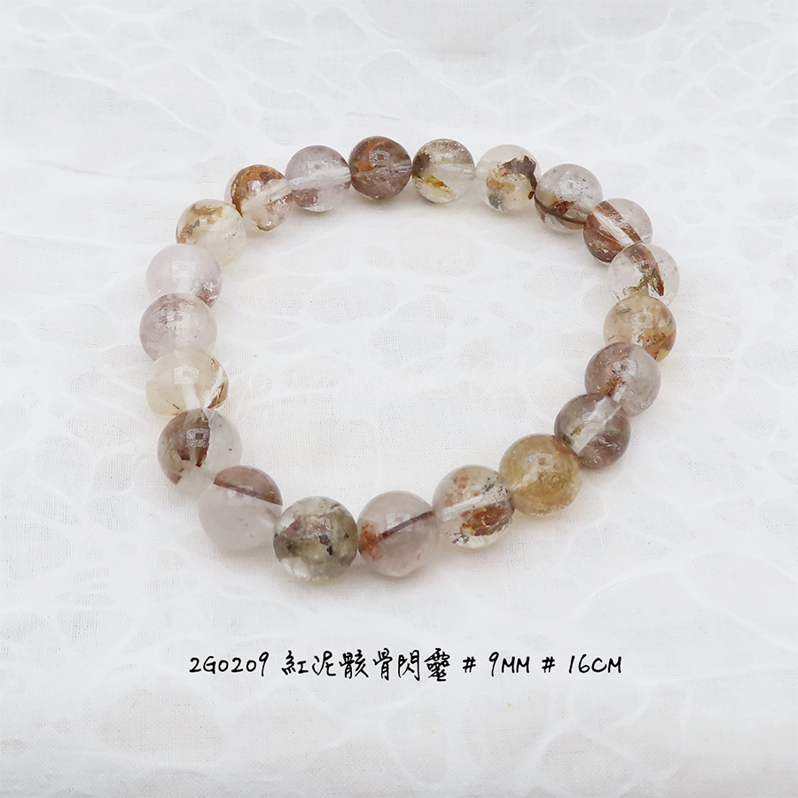 肥肥公主水晶小舖＊1118＊紅泥骸骨閃靈＊-細節圖2