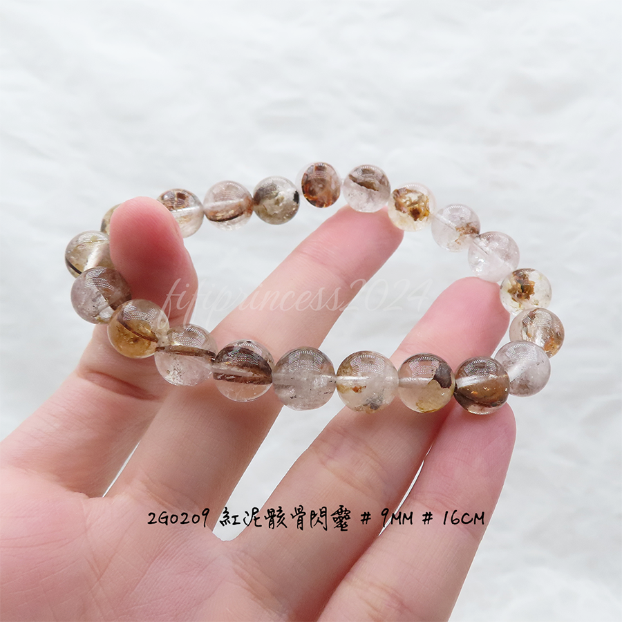 肥肥公主水晶小舖＊1118＊紅泥骸骨閃靈＊-細節圖5