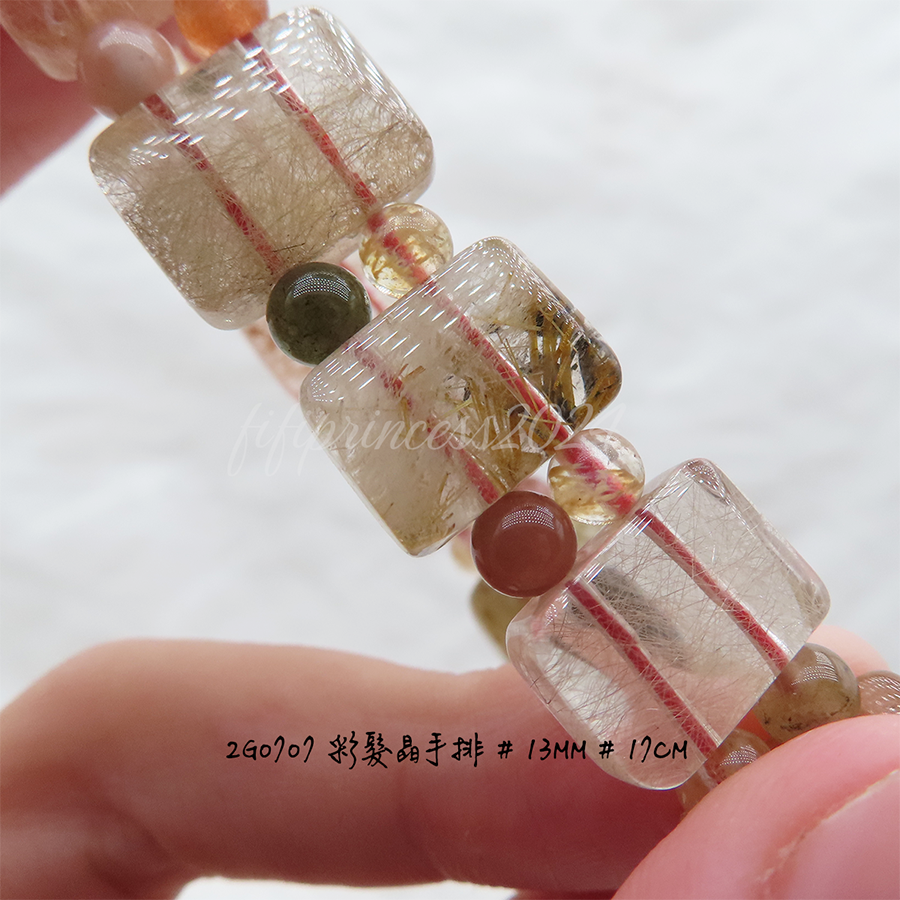 肥肥公主水晶小舖＊1118＊彩髮晶＊-細節圖4