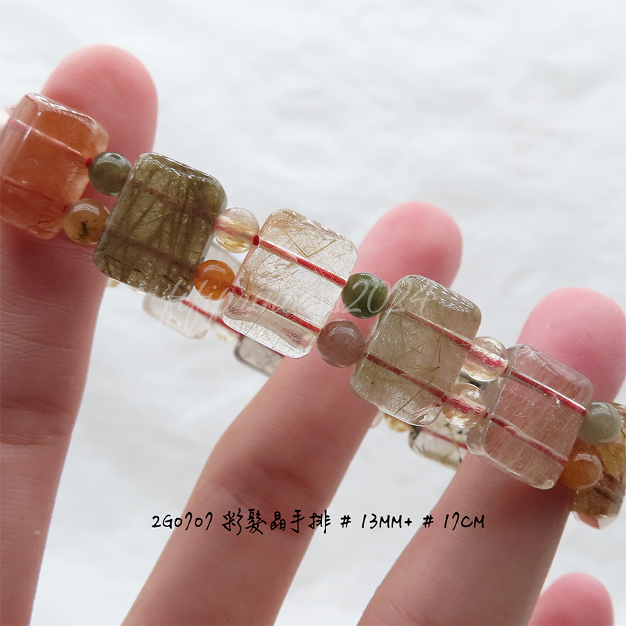 肥肥公主水晶小舖＊1118＊彩髮晶＊-細節圖5