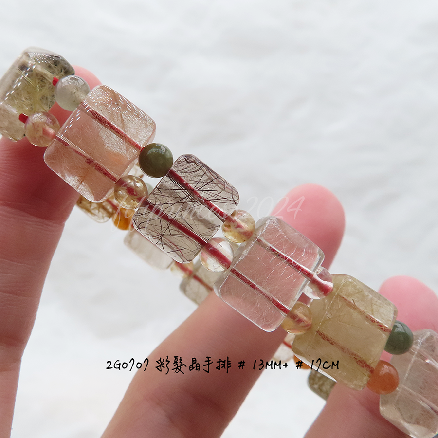 肥肥公主水晶小舖＊1118＊彩髮晶＊-細節圖6