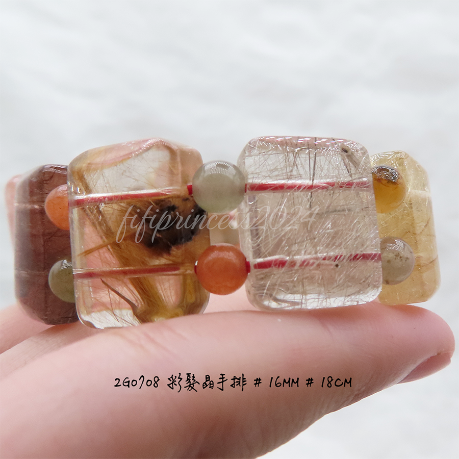 肥肥公主水晶小舖＊1118＊彩髮晶＊-細節圖8