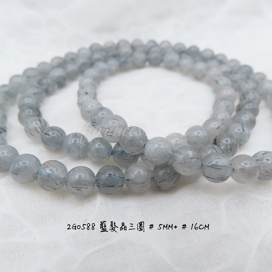 肥肥公主水晶小舖＊1122＊藍髮晶＊-細節圖2