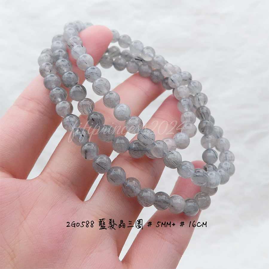 肥肥公主水晶小舖＊1122＊藍髮晶＊-細節圖3