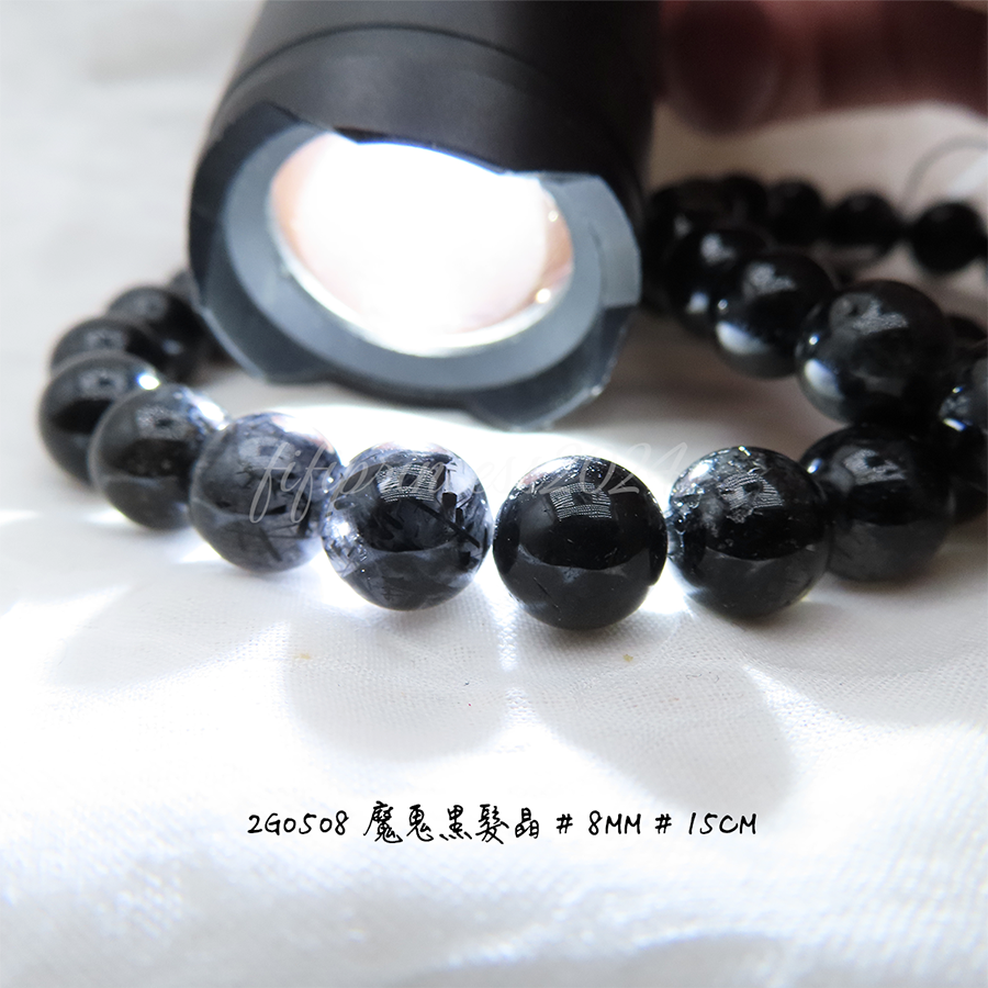 肥肥公主水晶小舖＊1122＊魔鬼黑髮晶＊-細節圖4