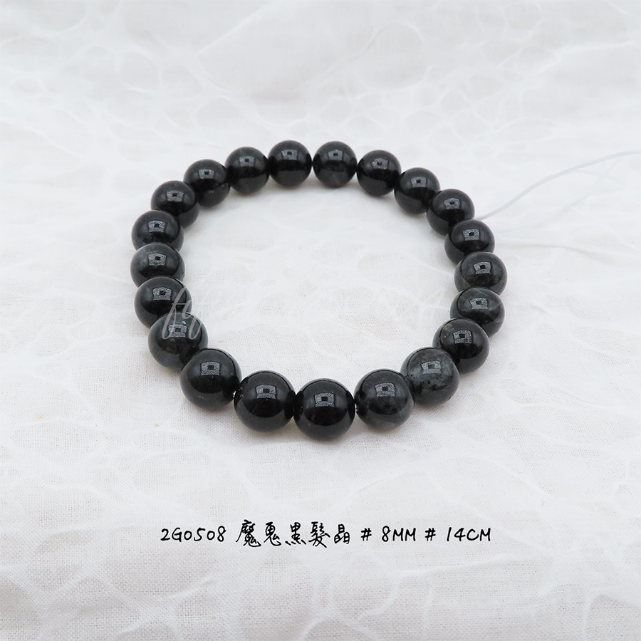 肥肥公主水晶小舖＊1122＊魔鬼黑髮晶＊-規格圖6