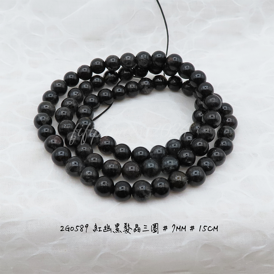 肥肥公主水晶小舖＊1122＊紅幽黑髮晶＊-規格圖10