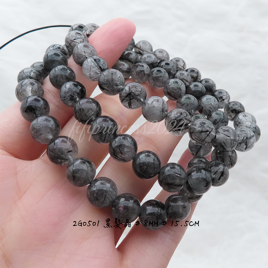 肥肥公主水晶小舖＊1122＊黑髮晶＊-細節圖2