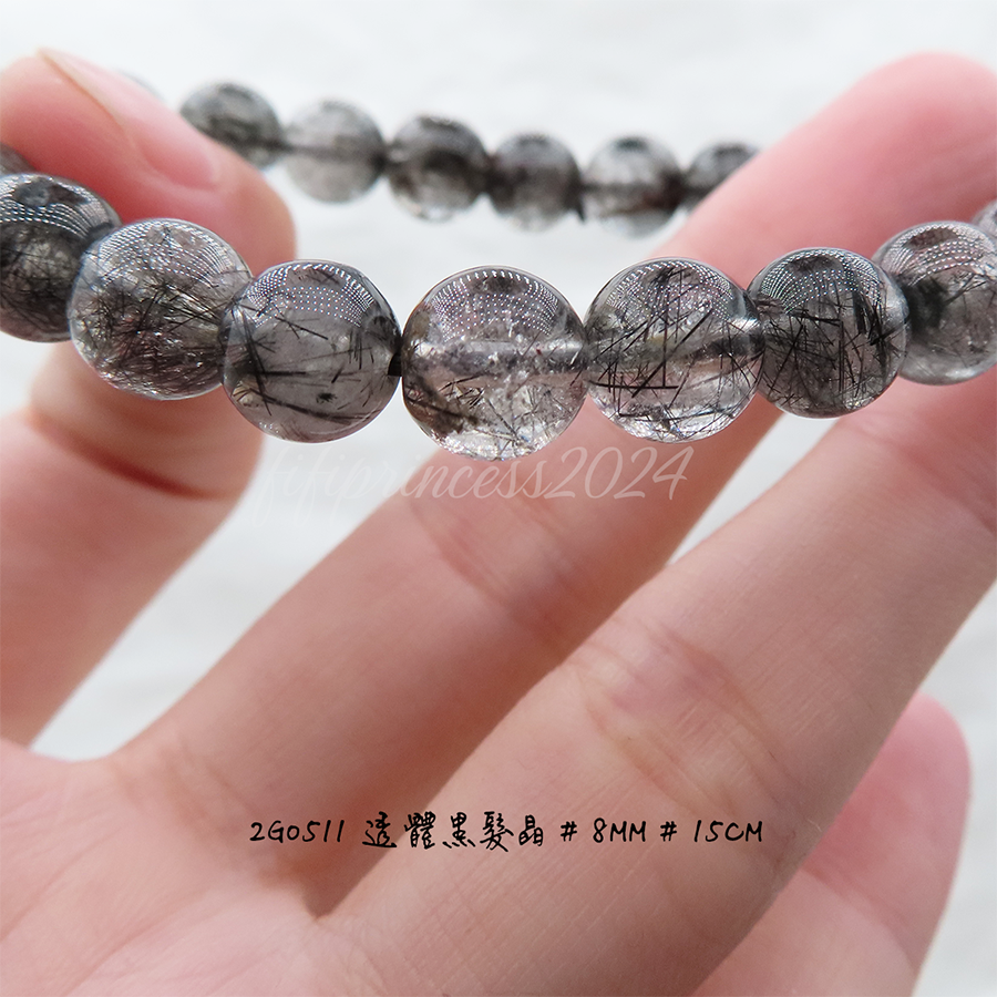 肥肥公主水晶小舖＊1122＊黑髮晶＊-細節圖6