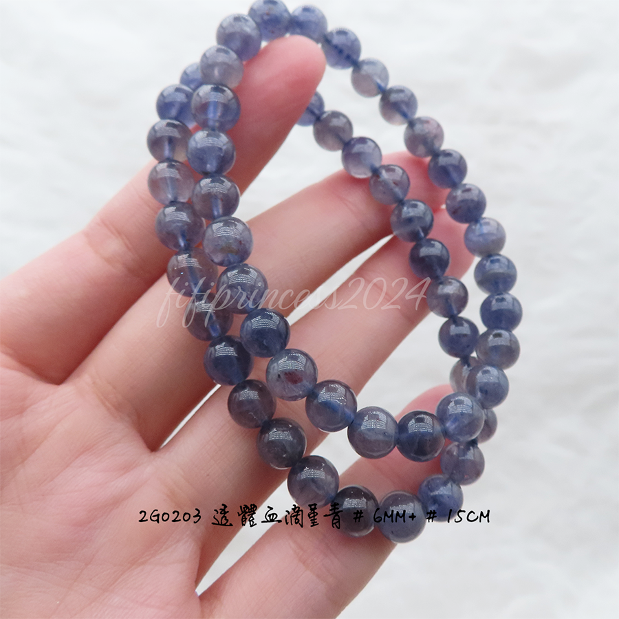 肥肥公主水晶小舖＊1122＊血滴堇青＊-細節圖2