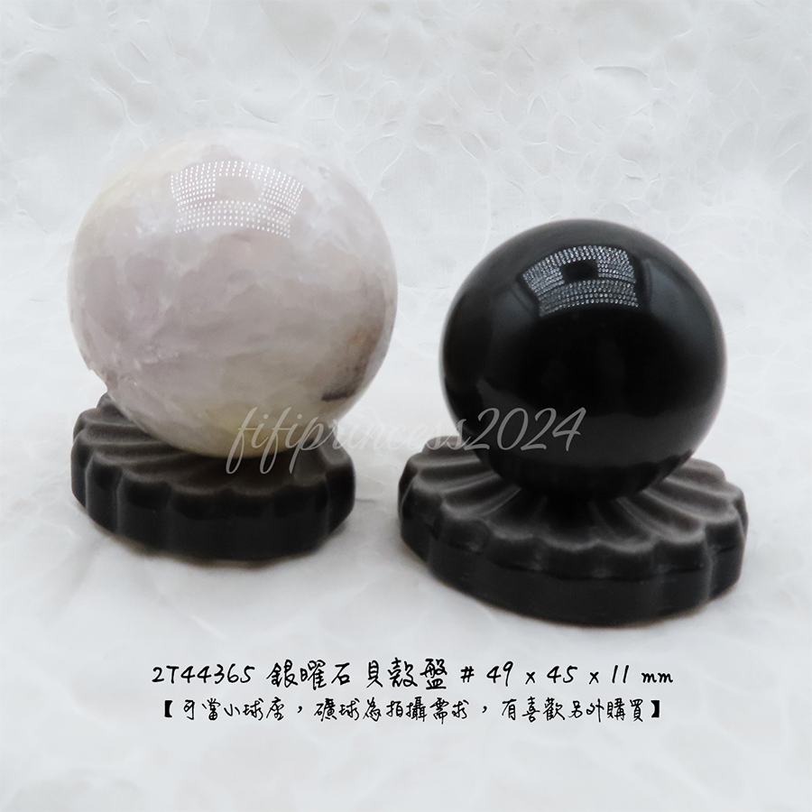 肥肥公主水晶小舖＊1205＊銀曜石貝殼盤＊雕刻件＊不挑款＊-細節圖4