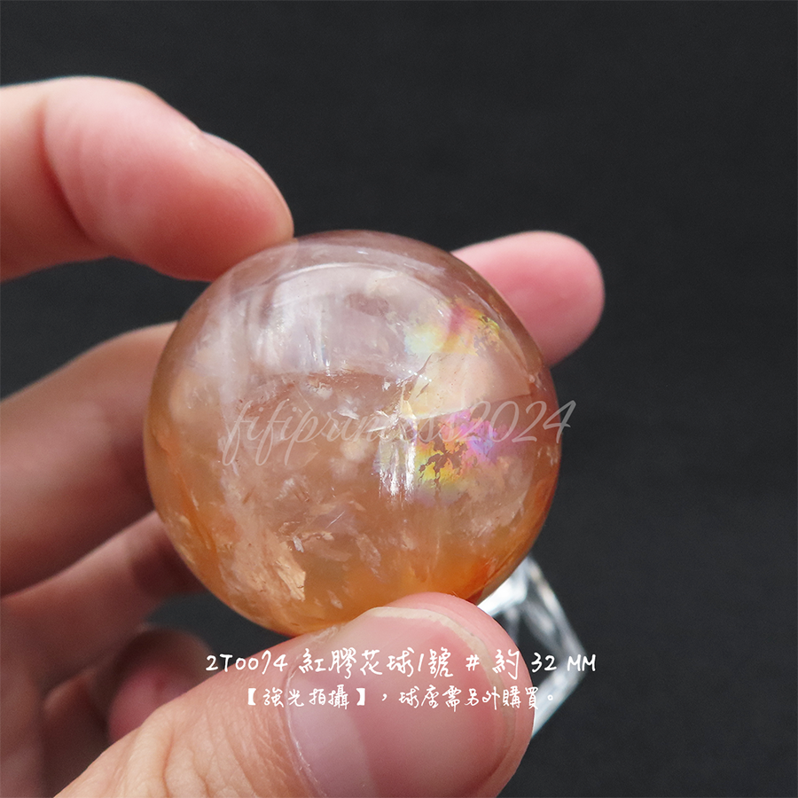 肥肥公主水晶小舖＊1209＊紅膠花球＊-細節圖3