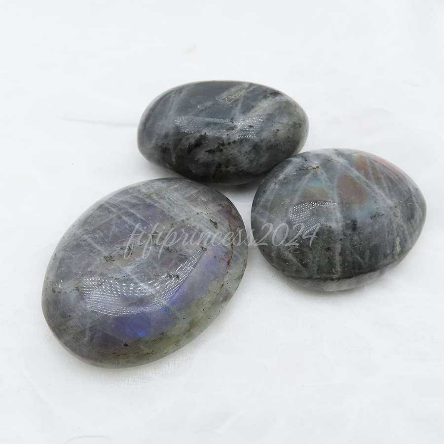 肥肥公主水晶小舖＊1220＊紫光拉長石＊小滾石＊-細節圖2