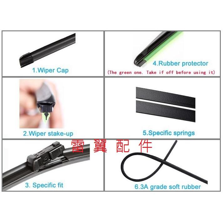 S雷翼配件 2020/11~ juke F16 雨刷 前雨刷 相容 nissan 支架 後雨刷 專用 軟骨雨刷 二代-細節圖2