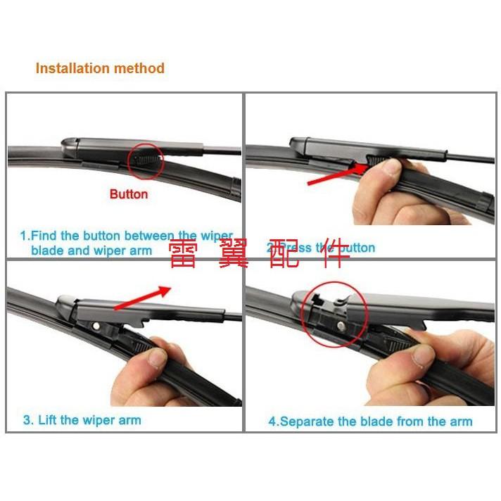 Y雷翼配件 2020/6~ MK3 三代 kuga 雨刷 專用 前雨刷 相容 ford 支架 高CP 前擋雨刷-細節圖3