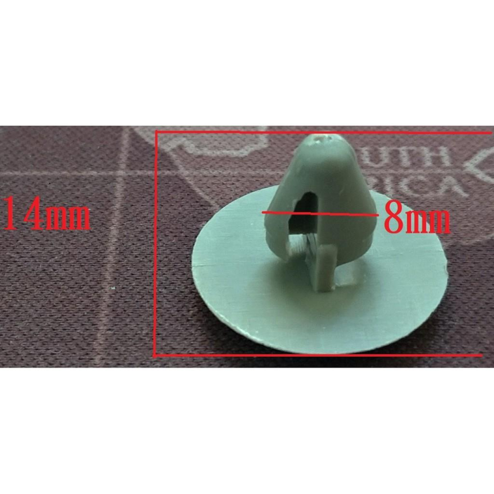 13號門扣 固定扣 飾板扣子 門板扣 wish yaris vios CHR camry innova corona-細節圖4