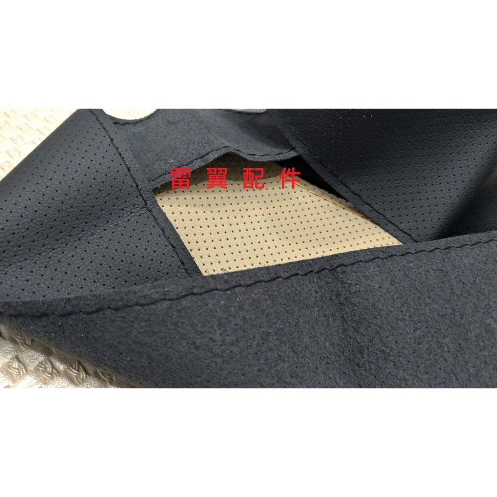 雷翼 手縫方向盤套 皮套 網眼款 atos i10 i30 matrix santa fe Tucson carens-細節圖3