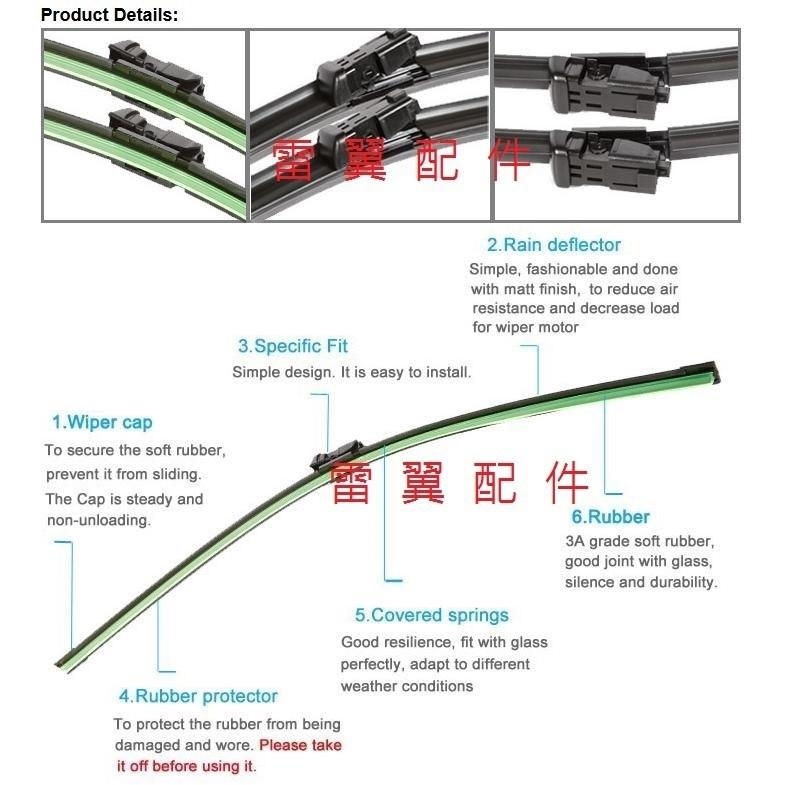 S雷翼配件 2013~2015/09 focus MK3 對開式 雨刷 固定扣專用 相容 ford 支架 高CP 前雨刷-細節圖2