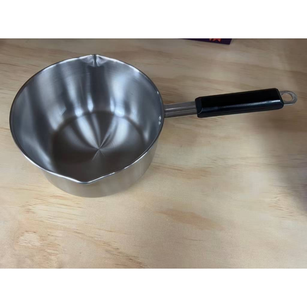 304厚釜雙瀝口雪平單把鍋18cm一張限2個-細節圖3