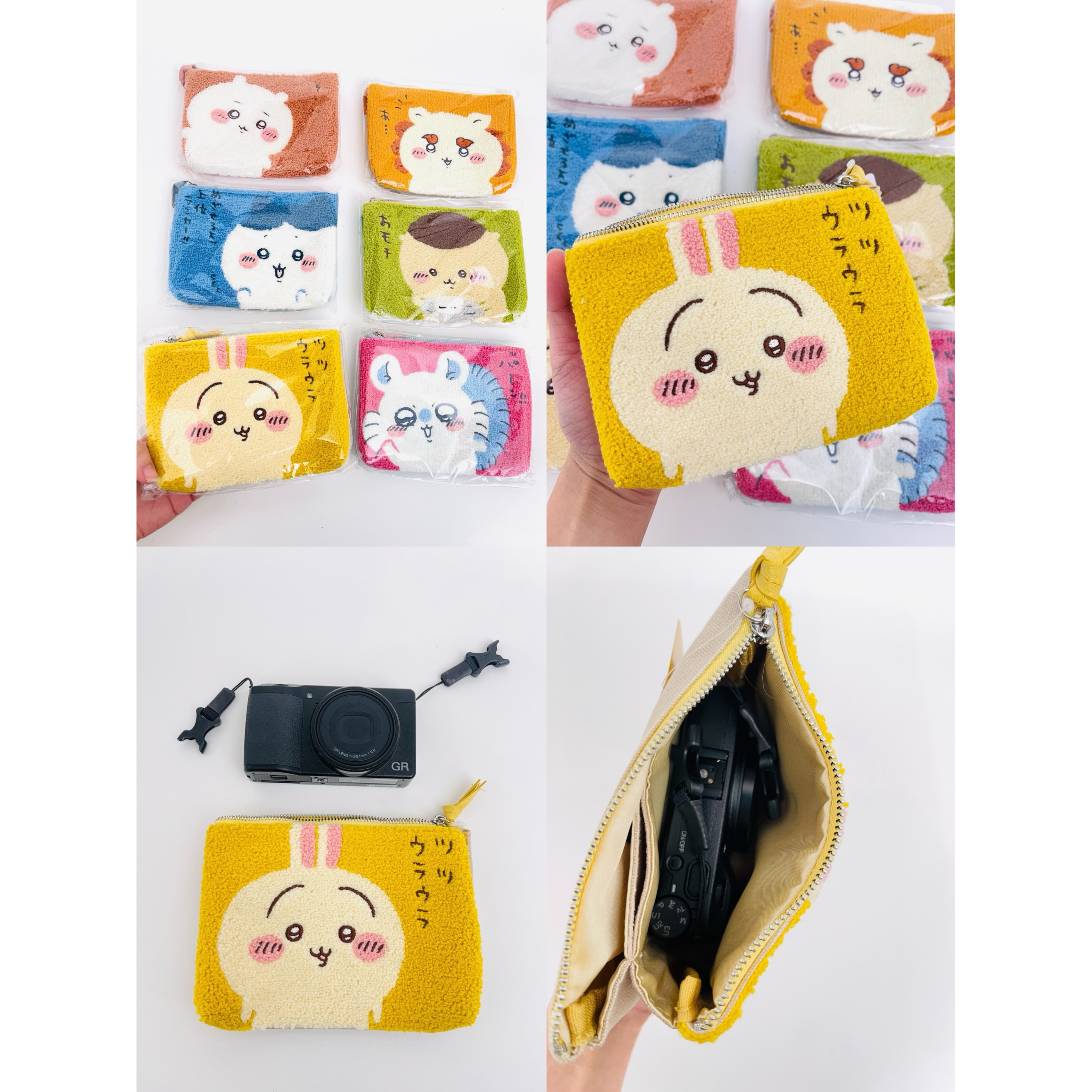 現貨 吉伊卡哇 毛絨絨刺繡收納包-細節圖2