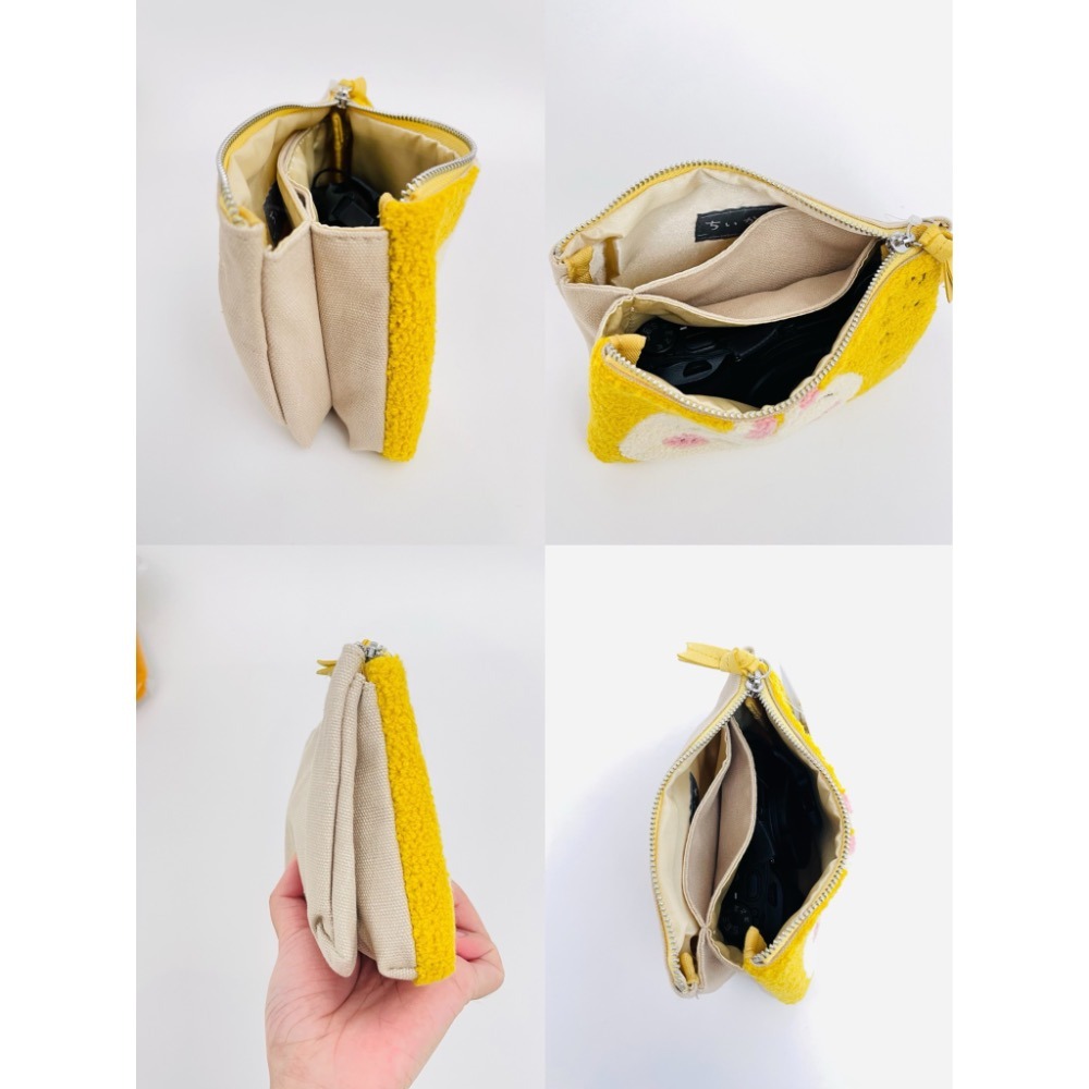 現貨 吉伊卡哇 毛絨絨刺繡收納包-細節圖3