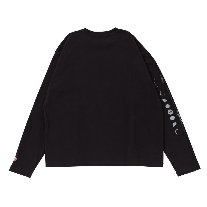 ZUTOMAYO 永遠是深夜有多好。 第三彈插畫長袖T恤 長袖T袖 長T 砂貓建設 黑色-細節圖2