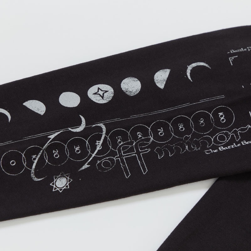 ZUTOMAYO 永遠是深夜有多好。 第三彈插畫長袖T恤 長袖T袖 長T 砂貓建設 黑色-細節圖4