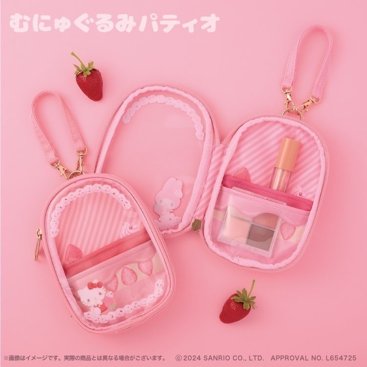 現貨 三麗鷗 KThings 草莓蛋糕奶油系列 痛包 立牌包 小物收納包-細節圖2
