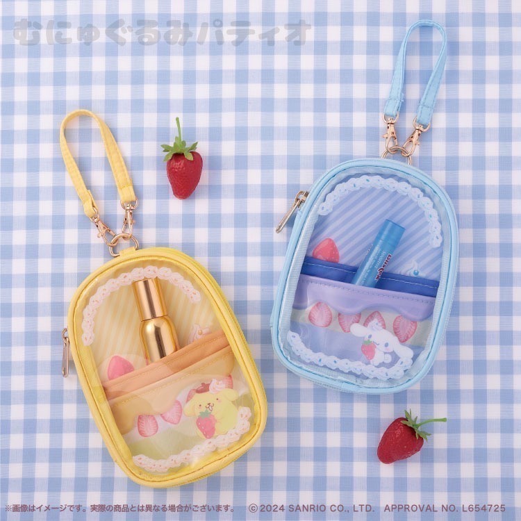 現貨 三麗鷗 KThings 草莓蛋糕奶油系列 痛包 立牌包 小物收納包-細節圖3