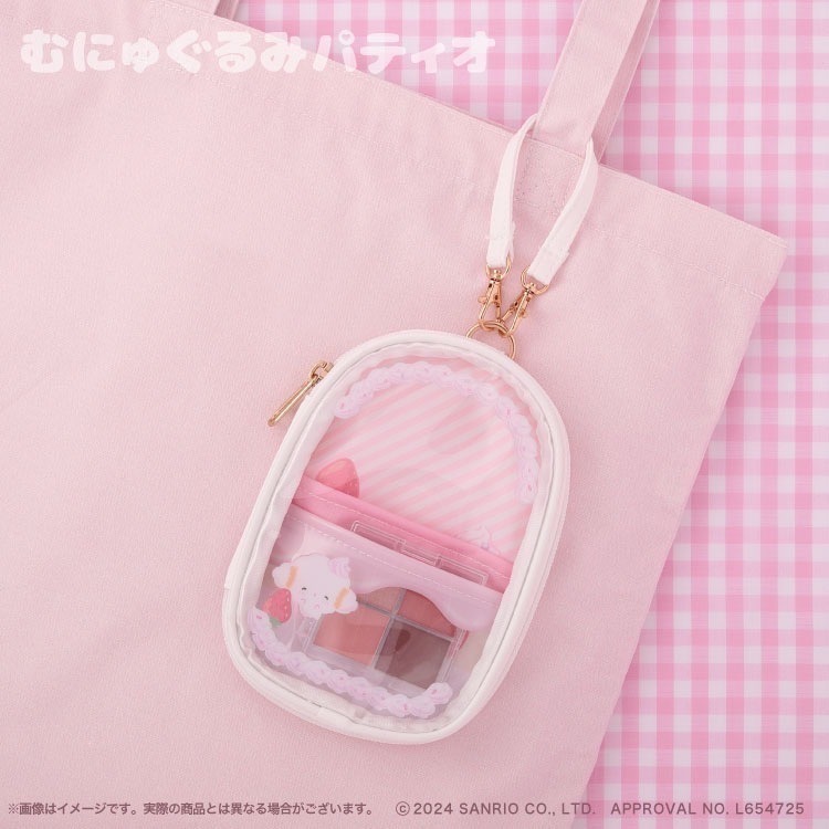 現貨 三麗鷗 KThings 草莓蛋糕奶油系列 痛包 立牌包 小物收納包-細節圖4