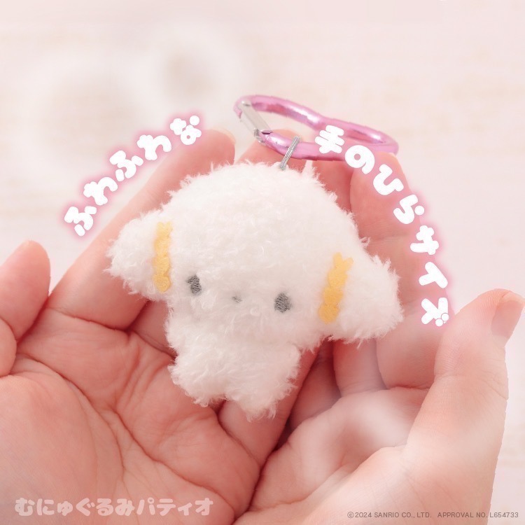現貨 三麗鷗 毛茸茸愛心釦 吊飾娃娃-細節圖6