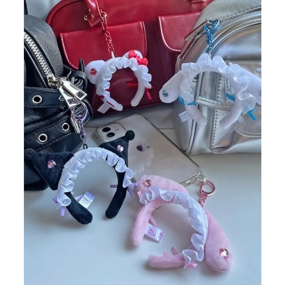 現貨 ⋆ 三麗鷗 蕾絲系列 娃用髮箍 Hello Kitty 美樂蒂 酷洛米 大耳狗-細節圖2