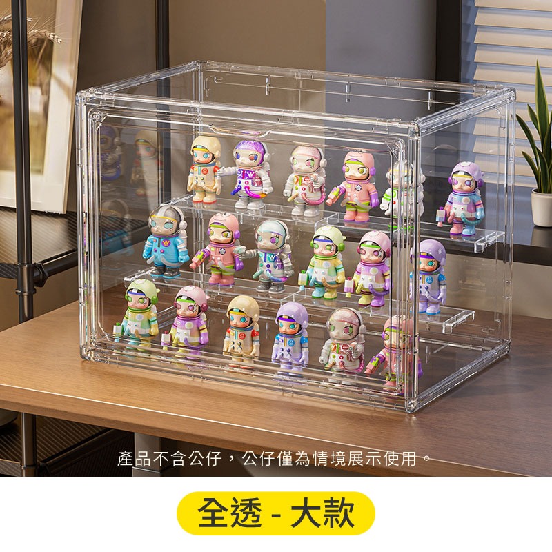 階梯公仔收納盒 公仔收納展示櫃 盲盒收納 收納盒 公仔收納盒 模型展示盒 公仔盒 展示櫃 展示盒 透明公仔收藏盒-規格圖10