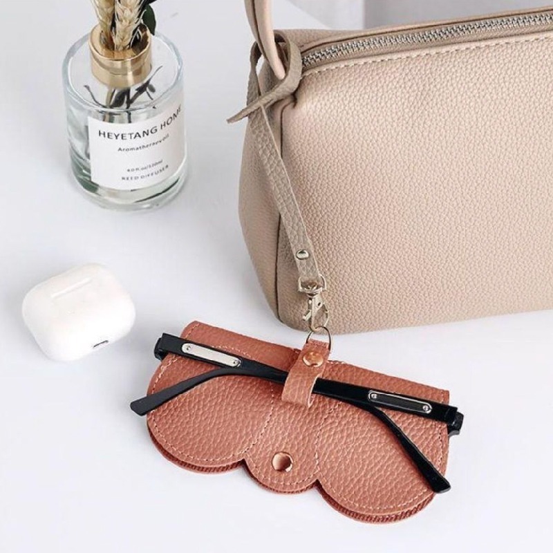 皮革眼鏡收納套 收納眼鏡盒 保護套 眼鏡袋 眼鏡保護套 眼鏡包 眼鏡套 太陽眼鏡保護套 簡約眼鏡袋 眼鏡收納袋-細節圖9