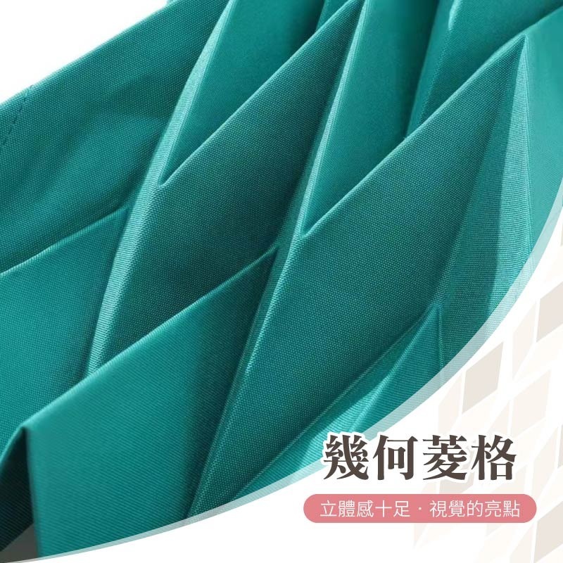 褶皺菱格帆布包 菱格摺疊帆布包 單肩帆布包 購物袋 折疊手提袋 菱格手提購物袋 幾何女包 手提袋 帆布包 摺疊包-細節圖8