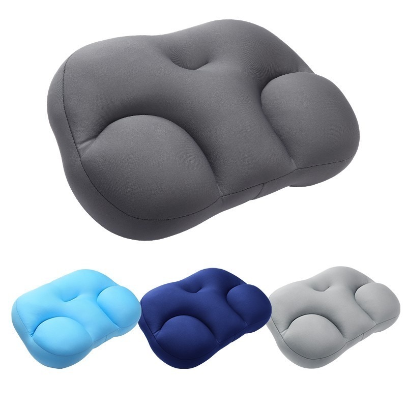 3D立體雲朵枕 水洗枕頭 粒子枕頭 顆粒枕頭 顆粒枕 側睡枕 韓國顆粒枕 記憶棉粒子枕 午睡枕 舒眠枕 透氣枕-細節圖2