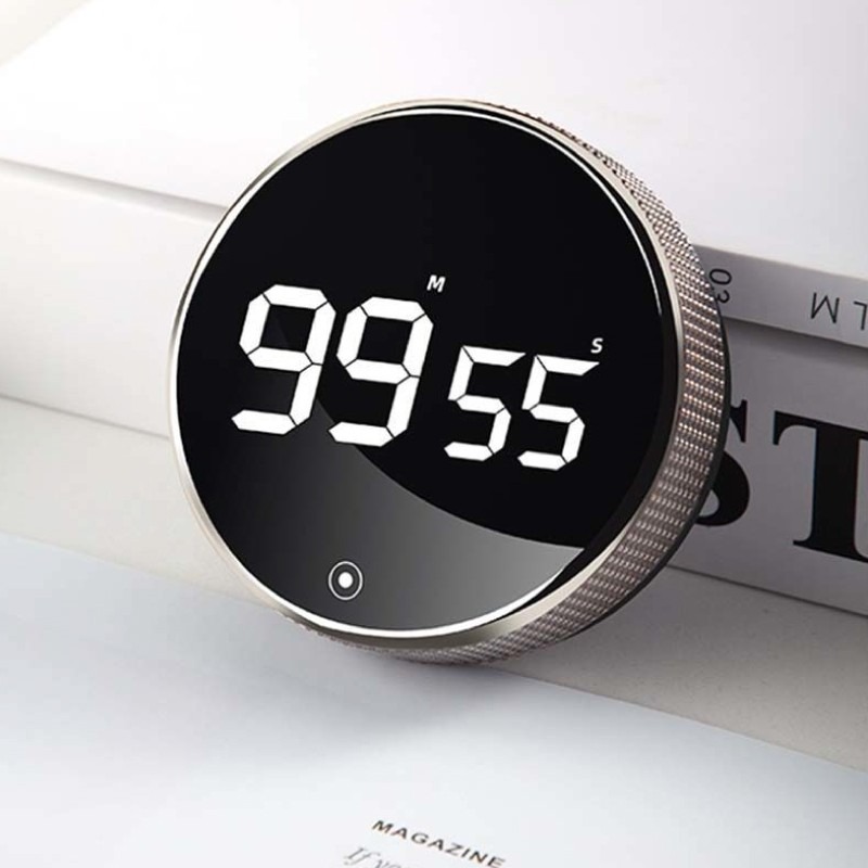 可磁吸 大螢幕 靜音計時器 倒數計時 讀書計時器 旋轉計時器 計時器 定時器倒數計時器 記時器 電子計時器 計時器廚房-細節圖10