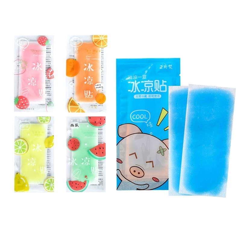 【清涼降溫！宜人果香】冰涼降溫貼 冰涼貼 涼感貼片 冰涼降溫貼 散熱貼 降溫神器 水果散熱貼 冰涼貼片-細節圖2