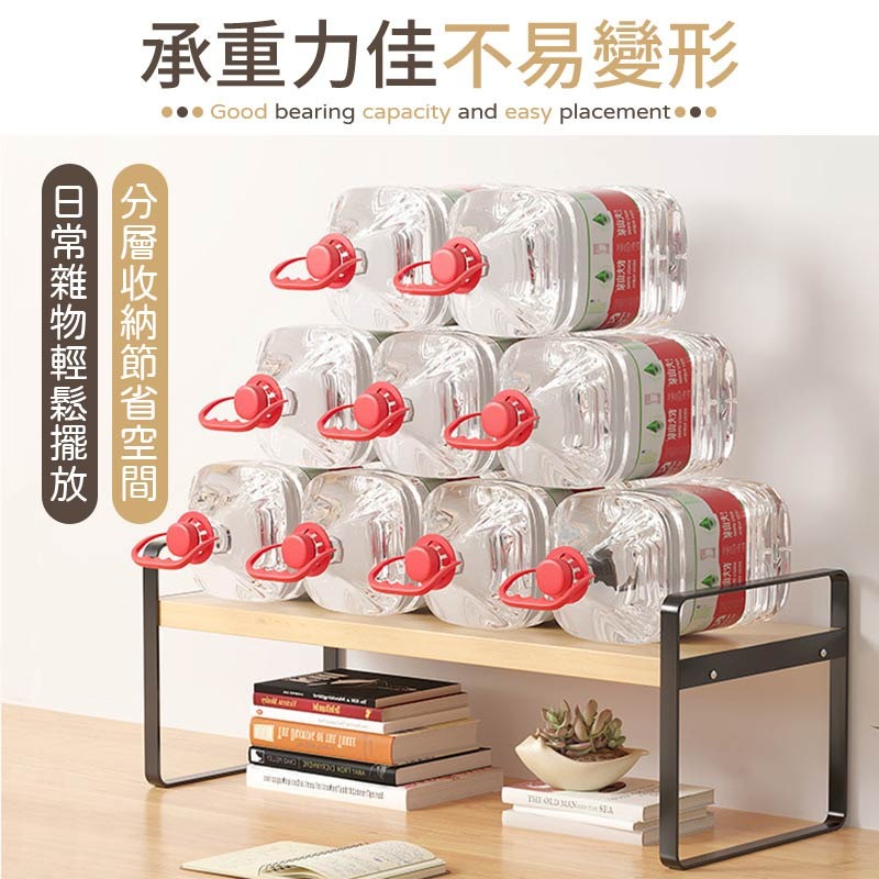 桌面置物架 收納架 雙層置物架 收納置物架 收納層架 置物架 鐵藝分層架 桌面儲物架 桌上置物架 桌上層架-細節圖6