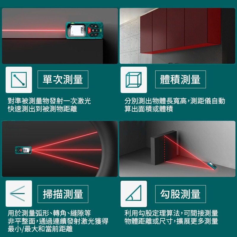 【多種模式！便利測量】 激光測距儀 紅外線測距儀 紅外線測量儀 雷射測距儀 雷射測距儀 電子測距儀 雷射尺-細節圖9