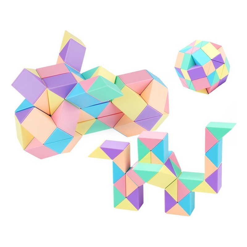 百變魔尺 益智方塊 魔方 三角魔術方塊 益智玩具 魔尺 百變魔方 奇藝魔方 方塊 魔術方塊 益智方塊 三角形 魔術方塊-細節圖2