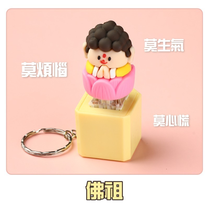 電子木魚 解壓 功德+1 回答我按鍵 功德按鍵 搞怪禮物 吊飾 功德木魚 木魚按鍵 搞怪 佛祖 迷你木魚 解壓木魚-規格圖11