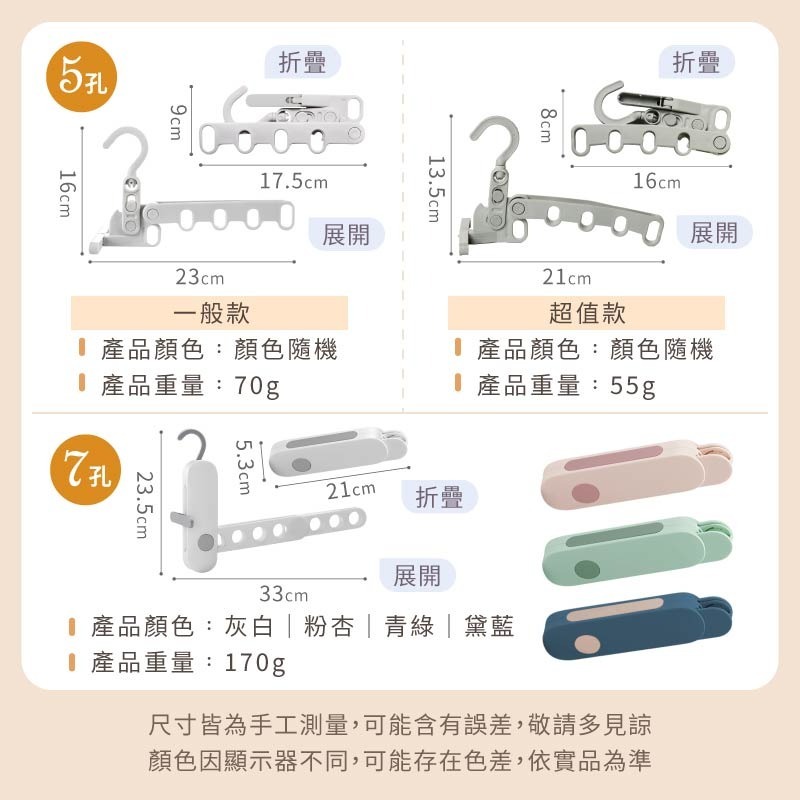 多孔折疊衣架 五孔折疊衣架 門後衣架 衣架 七孔折疊衣架 旅行曬衣架 窗框衣架 掛衣架 晾曬架-細節圖10