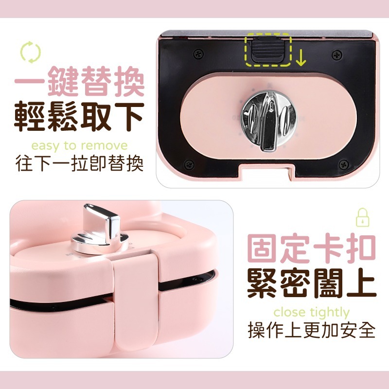【檢驗合格 一年保固+贈品】 兩用熱壓吐司機 鬆餅機 熱壓吐司機 吐司機 三明治機 烤吐司機 熱壓三明治機 點心機-細節圖9