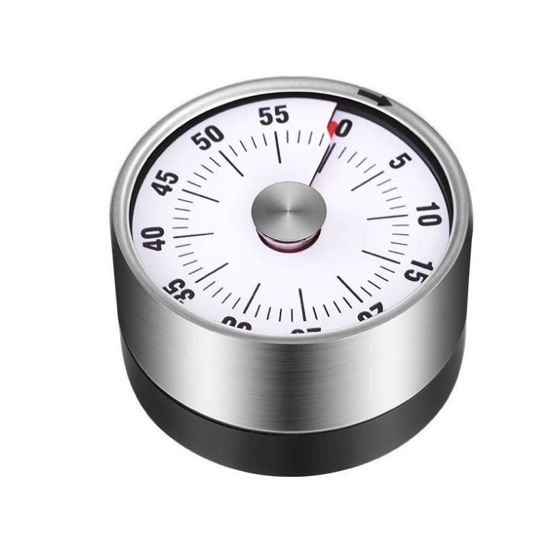 不鏽鋼磁吸計時器 機械定時器 磁吸定時器 倒數計時器 旋轉計時器 廚房計時器 計時鬧鐘 計時器-細節圖2