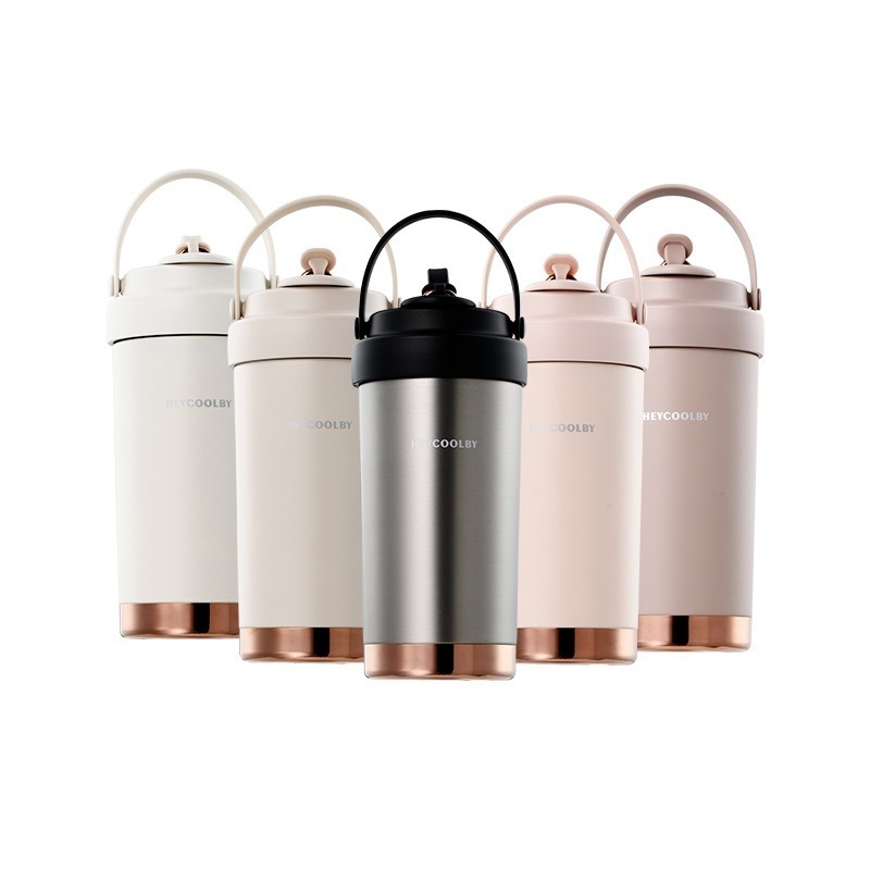 500ml 750ml 陶瓷內膽保溫杯 保溫杯 吸管杯 咖啡保溫杯 保冰杯 環保杯 隨行杯 咖啡杯 手提保溫杯-細節圖2